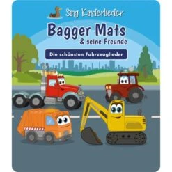 Tonies Sing Kinderlieder - Bagger Mats & Seine Freunde: Die Schönsten Fahrzeuglieder, Spielfigur -Günstiges Tonies Geschäft Tonies Sing Kinderlieder Bagger Mats seine Freunde Die sch nsten Fahrzeuglieder Spielfigur@@100020260 3