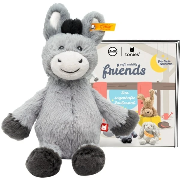 Tonies Steiff Soft Cuddly Friends Mit Hörspiel - Dinkie Esel, Kuscheltier 3 Tonies Steiff Soft Cuddly Friends Mit Hörspiel - Dinkie Esel, Kuscheltier